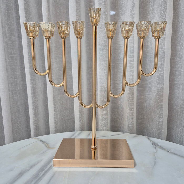 חנוכיית נועם | זהב רוז גולד