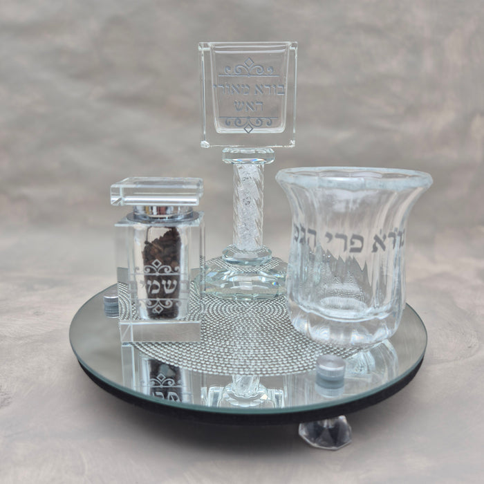 סט הבדלה | קריסטל שקוף
