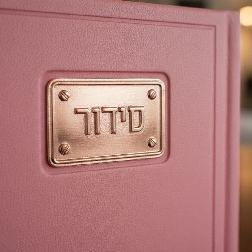 סידור תפילה פלקטה יוקרתי | ורוד