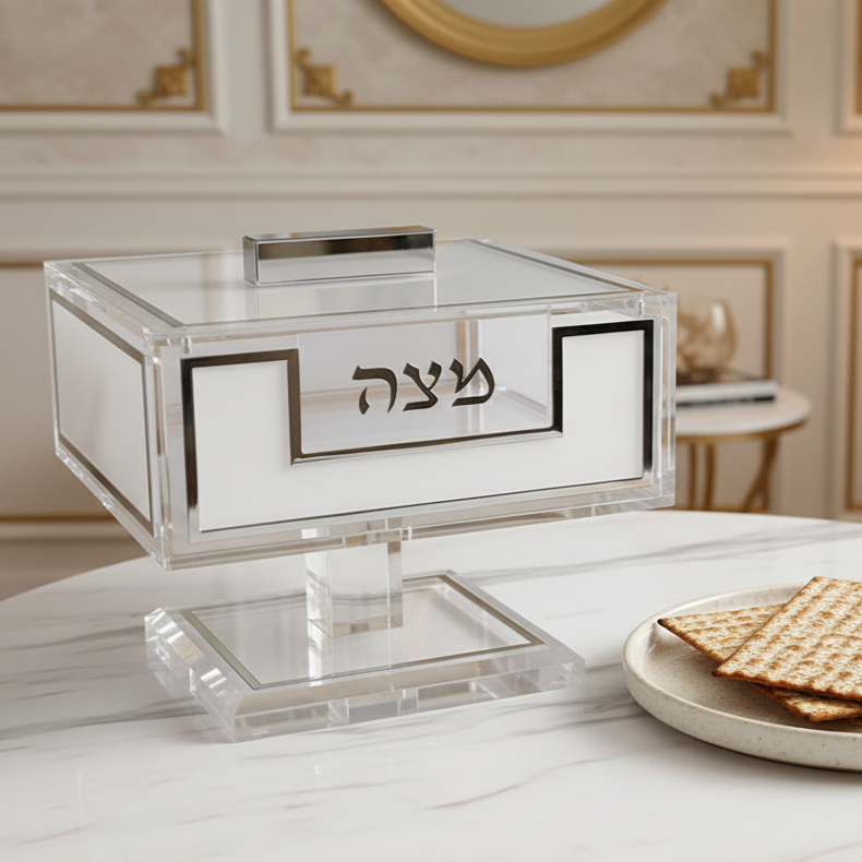 כלי למצות פרספק עם רגל | כסף