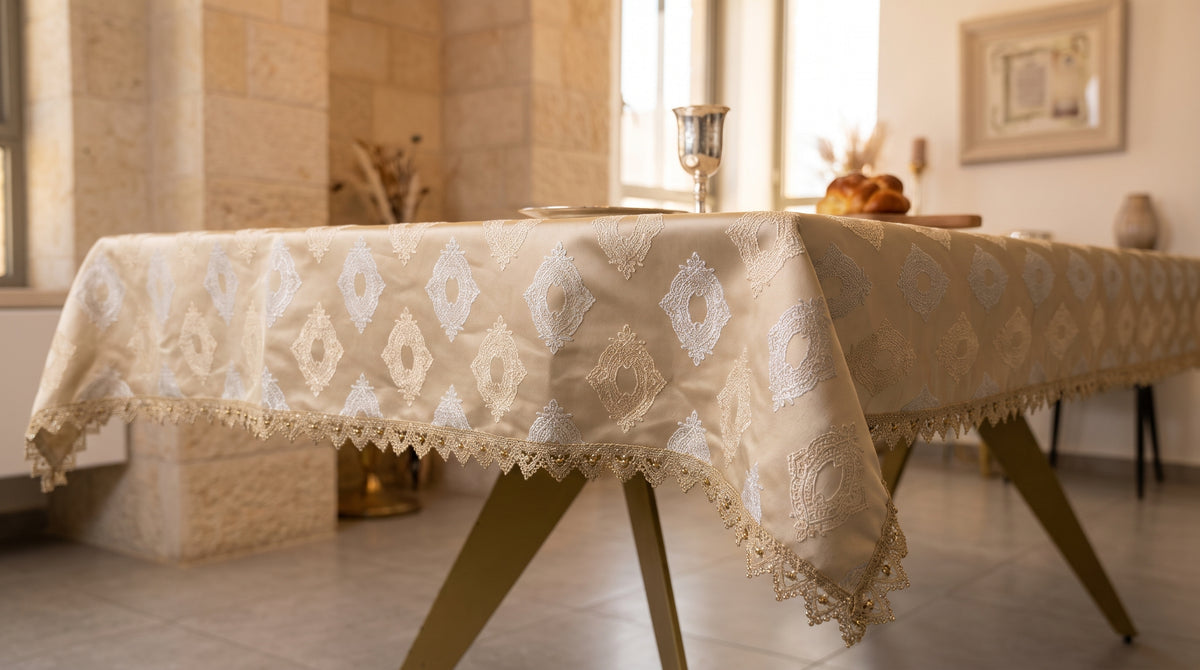 מפת שולחן שבת | ברונזה