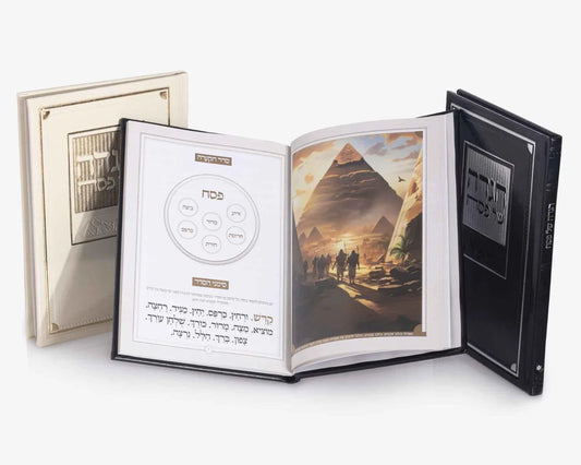 הגדה מובלטת בכריכה קשה לפסח