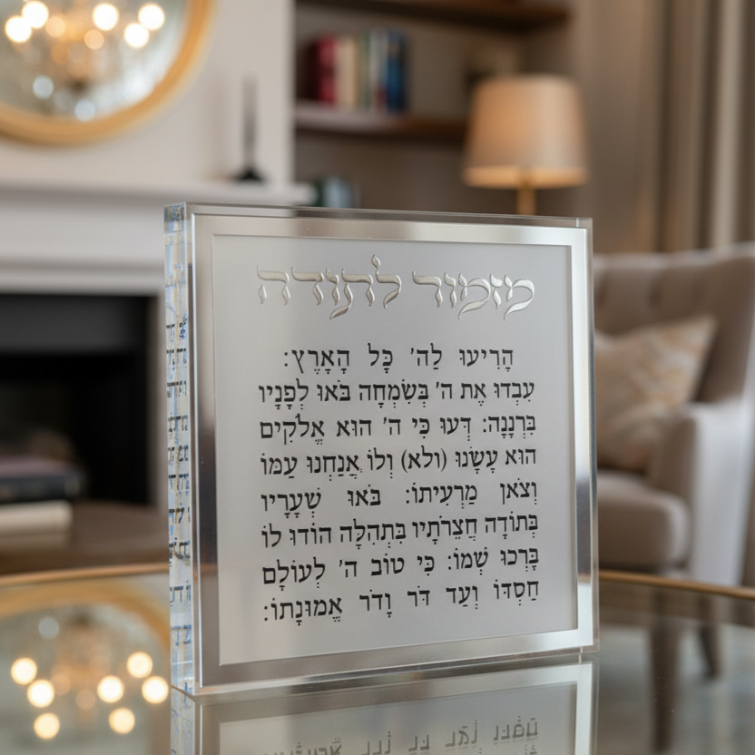 מעמד ברכה פרספקט | מזמור לתודה כסף