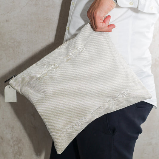 סט כיסויים יוקרתי טלית תפילין מבד | צבע בז'