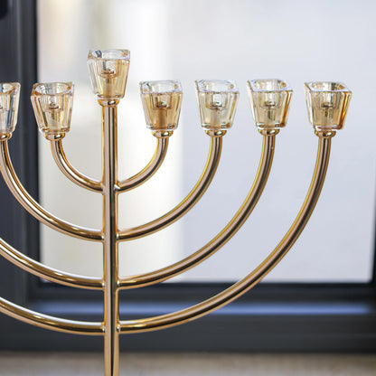 חנוכיית מקדש | זהב