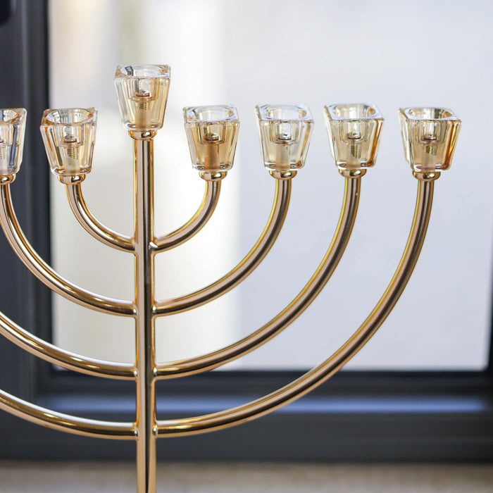 חנוכיית מקדש | זהב