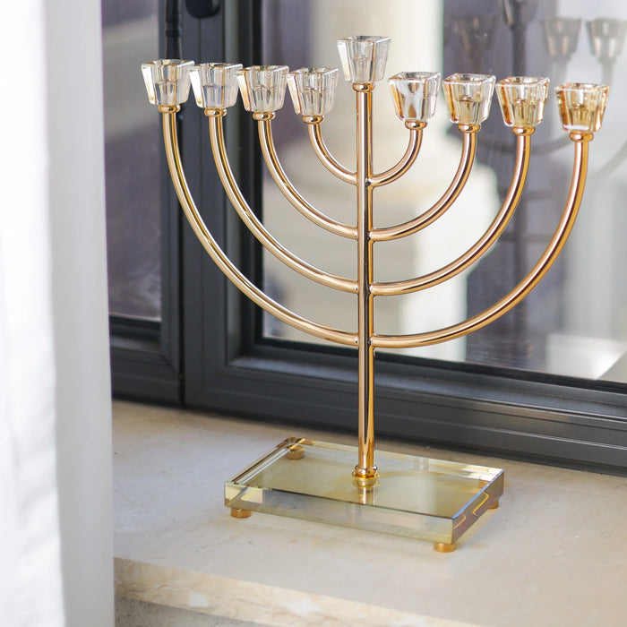 חנוכיית מקדש | זהב