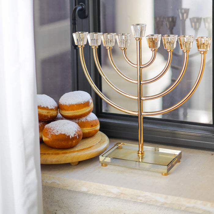 חנוכיית מקדש | זהב