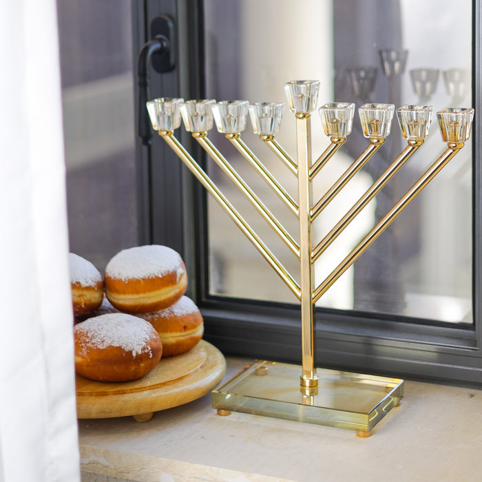 חנוכיית חבד | זהב