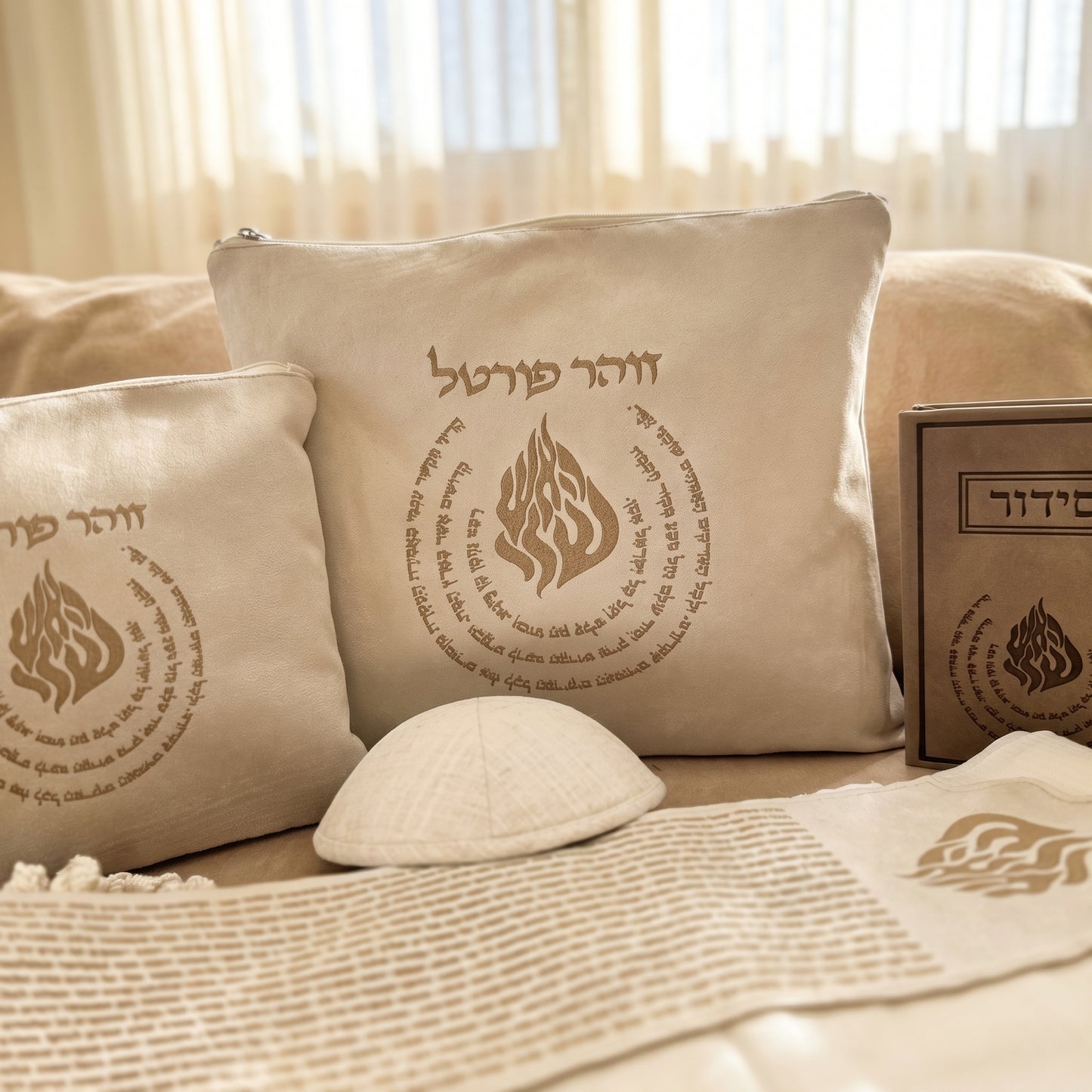 מארז לחתן יוקרתי צבע בז | הריני מקשר