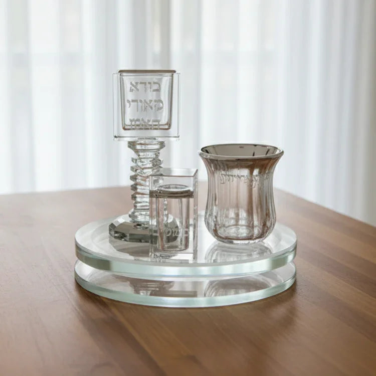 סט הבדלה | קריסטל שקוף