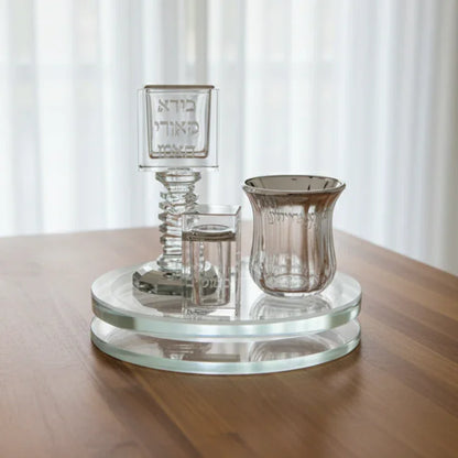 סט הבדלה | קריסטל שקוף