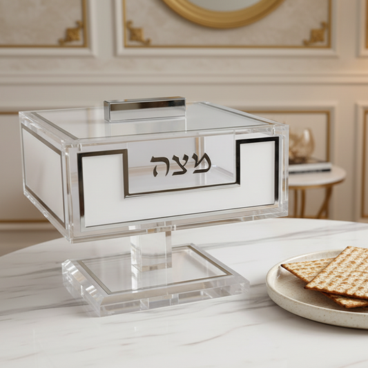 כלי למצות פרספק עם רגל | כסף