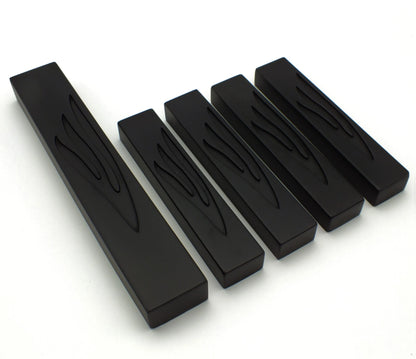 מארז בתי מזוזות מבטון 1+4 | שחורות "ש" מעוצבת