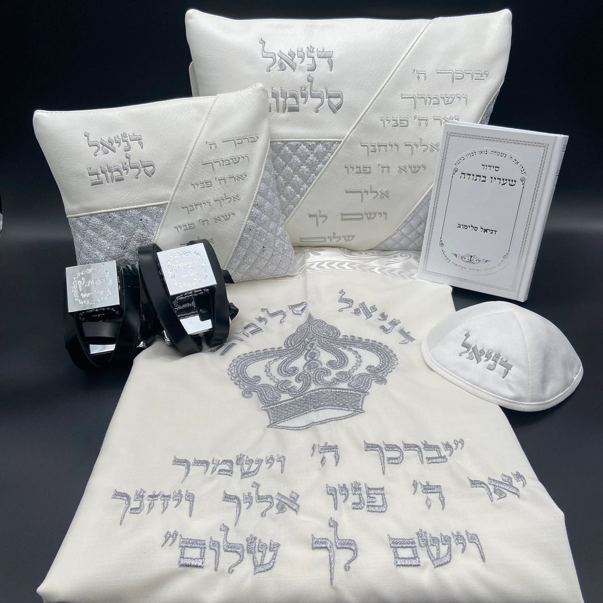 סט לבר מצווה ברכת כהנים - תפילין בהמה גסה