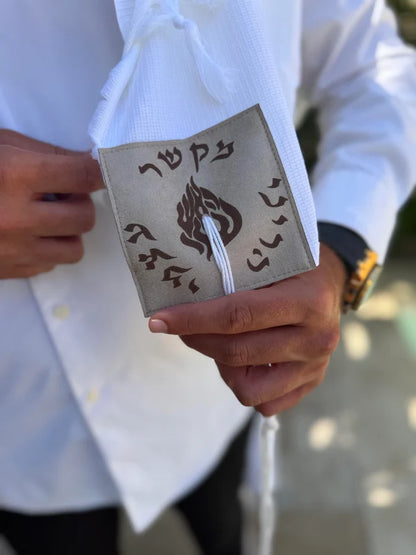 מארז לחתן יוקרתי צבע סהרה כהה | הריני מקשר