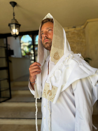 מארז לחתן יוקרתי צבע בז | הריני מקשר