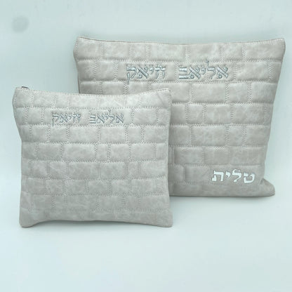 סט כיסויים לטלית ולתפילין יוקרתי | כותל