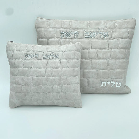 סט כיסויים לטלית ולתפילין יוקרתי | כותל