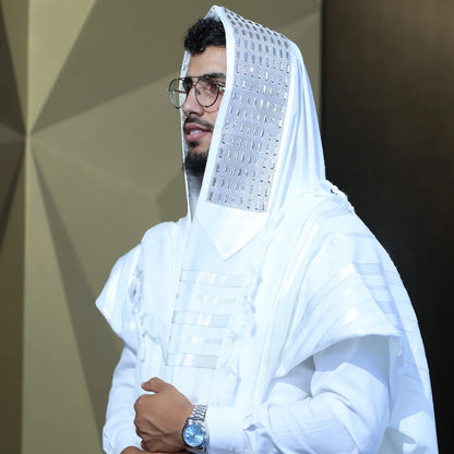 טלית צמר אבני פסים