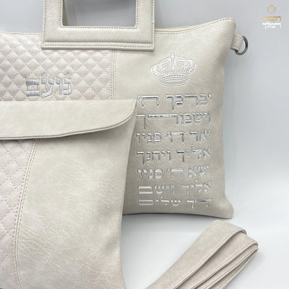 סט תיקים לטלית ולתפילין אבן ברכת כהנים