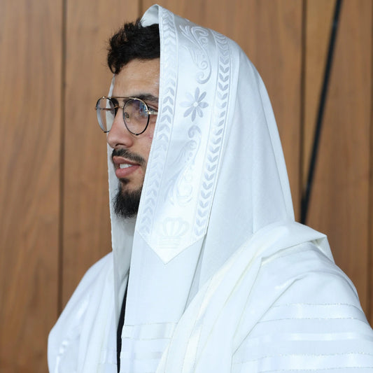 טלית צמר רחלים ברכת כהנים - rikmat.hamelech